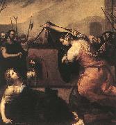 Jusepe de Ribera The Duel of Isabella de Carazzi and Diambra de Pottinella oil painting artist